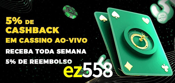 Promoções do cassino ao Vivo ez558